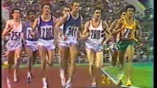 1980 Olympics in Moscow the 800m final  winner Steve Ovett [upl. by Severin]