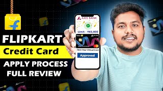 Flipkart Axis Bank Credit Card Apply  Full Review In Telugu [upl. by Llahsram]