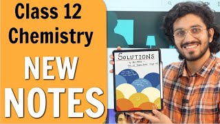 Solutions Notes for Class 12 Board Exam  Chemistry  Best Notes  PYQs Integrated [upl. by Kirsteni]