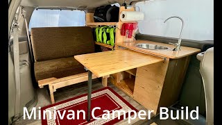 Simple Sturdy Minivan Camper Build [upl. by Anrapa]