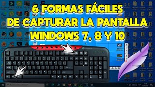 💻 Cómo Hacer CAPTURA DE PANTALLA en PC  6 Formas para Hacer SCREENSHOT en PC  Windows 7 8 y 10 ✅ [upl. by Laurel990]