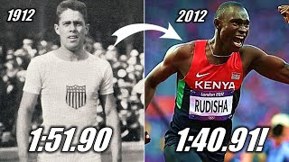 800 Meter WORLD RECORD History The Road to 139 [upl. by Nelleh]