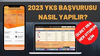 2023 YKS BAŞVURUSU NASIL YAPILIR [upl. by Riane]