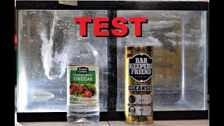 CLEANER TEST Bar Keepers friend vs Vinegar [upl. by Awram406]