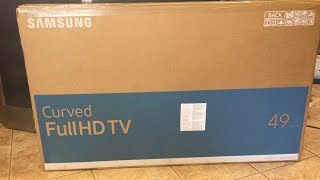 📺👉Samsung 6Series 123cm 49 inch Full HD Curved LED Smart TV UE 49K6300 AW Review [upl. by Gayel715]