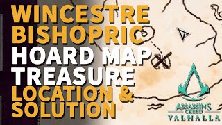 Wincestre Bishopric Hoard Map Treasure Location Assassins Creed Valhalla [upl. by Reinold910]