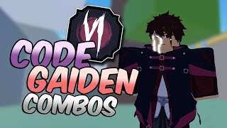 3 CODE GAIDEN COMBOS  Shindo Life [upl. by Porter307]