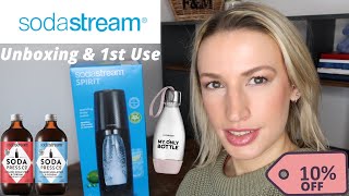 Sodastream Spirit Unboxing amp First Use [upl. by Airual457]