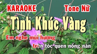 Tình Khúc Vàng Karaoke Tone Nữ  Karaoke Hiền Phương [upl. by Rimhsak]