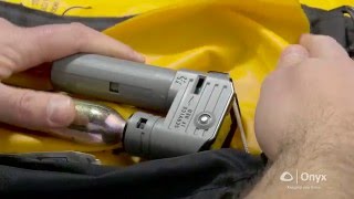 Onyx A33 InSight Life Jacket Overview  Rearming and Repacking [upl. by Eidahs]