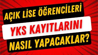 YKS Kaydı Nasıl Yapılır Adım Adım [upl. by Enywtna]