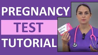 How to Take a Pregnancy Test at Home  Pregnancy Test Results Live [upl. by Reni209]