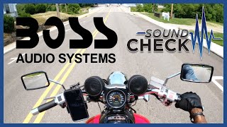 Boss Motorcycle Speakers Sound Check amp Review [upl. by Pradeep]